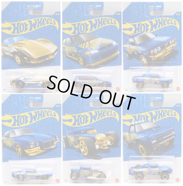 画像1: 【US版】2026 HW 58TH ANNIVERSARY PEARL & CHROME SERIES1【6種セット(CHASE入り)】CORVETTE STINGRAY(CHASE)/'87 DODGE D100/SUBARU BRAT/'92 HONDA CIVIC EG/'70 CHEVY CAMARO RS/BONE SHAKER (予約不可)（お一人様1セットのみ）