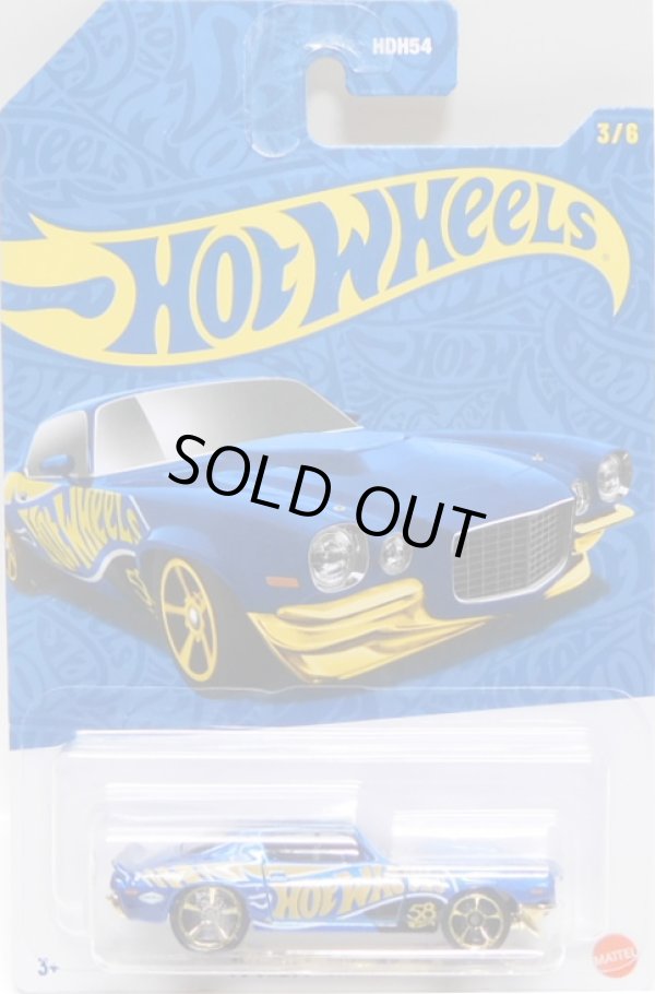 画像1: 【US版】2026 HW 58TH ANNIVERSARY PEARL & CHROME SERIES1【'70 CHEVY CAMARO RS】BLUE-GOLD (予約不可)