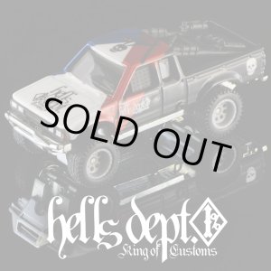 画像: HELLS DEPT 2025 - DOUBLE LOSER[S] 【NEOBRE DATSUN KING CAB (カスタム完成品）】TORICOLOR-BLACK/RR （送料サービス適用外）