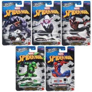 画像: 【仮予約】PRE-ORDER - 2026【HWエンターテイメントテーマ アソート - スパイダーマン(5種セット)】クール・ワン/グラウンドFX/ローグ・ホグ/フィッシュド・アンド・チップド/コンバット・メディック(2026年3月上旬入荷予定)