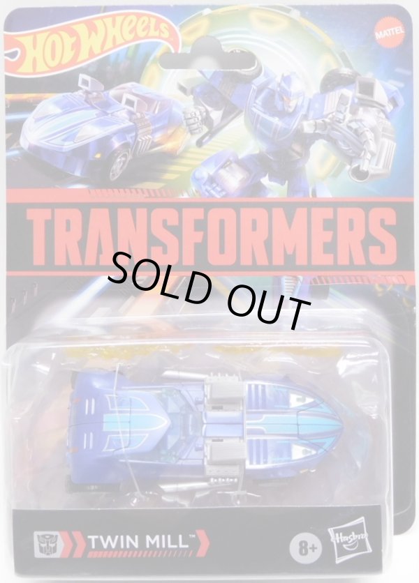 画像1: 【US版】2026 HASBRO X MATTEL【"HOT WHEELS TRANSFORMERS" TWIN MILL】BLUE (予約不可)