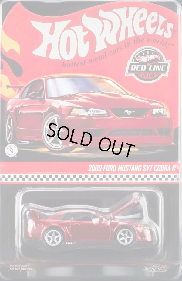画像1: 2025 RLC EXCLUSIVE 【2000 FORD MUSTANG SVT COBRA R(フード開閉)】SPEC.BRIGHT RED/RR(予約不可）