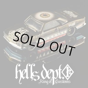 画像: HELLS DEPT 2025 - DOUBLE LOSER[S] 【SHARKMOURTH CHEVROLET CORVAIR (カスタム完成品）】BLACK-DK.BROWN/RR （送料サービス適用外）