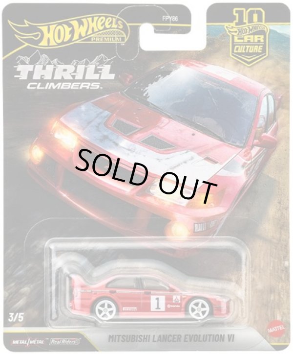 画像1: 【仮予約】PRE-ORDER - 2026 HW CAR CULTURE "スリル クライマーズ " 【三菱 ランサー エボリューション VI】RED/RR (2026年4月上旬入荷予定）