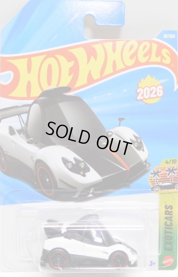 画像1: 【PAGANI ZONDA CINQUE (TOONED)】WHITE-BLACK (NEW CAST)