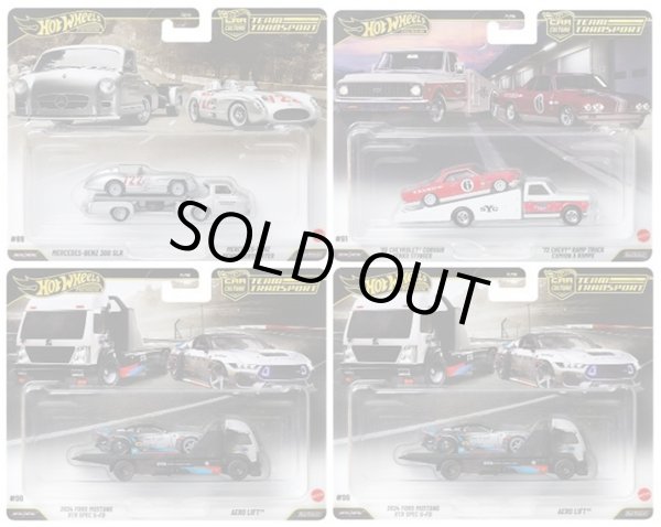 画像1: 【仮予約】PRE-ORDER - 2026 TEAM TRANSPORT 【Kアソート (4個入り）】メルセデス・ベンツ 300 SLR/'66 シボレー コルヴェア イェンコ・スティンガー/2024 フォード マスタング RTR スペック 5-FD(2026年4月下旬入荷予定)