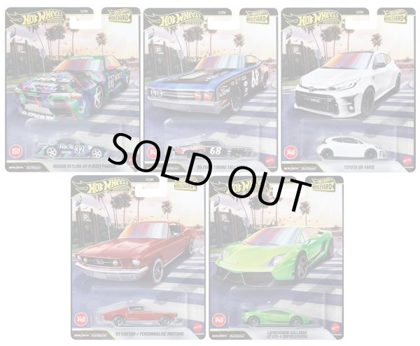 画像1: 【仮予約】PRE-ORDER - 2026 HW BOULEVARD 【Bアソート 5種セット】日産 スカイライン GT-R（R32）パンデム/'69 フォード トリノ タラデガ/トヨタ GR ヤリス/'67 カスタム マスタング/ランボルギーニ ガヤルド LP 570-4 スーパーレッジェーラ(2026年4月下旬入荷予定）