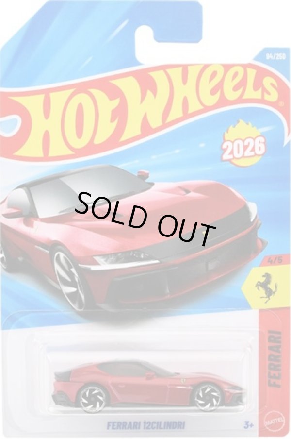 画像1: 【仮予約】PRE-ORDER - 【フェラーリ 12CILINDRI (国内流通版/裏面日本語)】RED(2026年5月初旬入荷予定）(ショートした場合は減数・先着順となります）