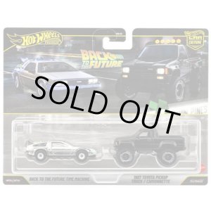 画像: 【仮予約】PRE-ORDER - 2026 HW CAR CULTURE "PREMIUM 2PACK" 【バック・トゥ・ザ・フューチャー タイムマシン/1987 トヨタ ピックアップ トラック】ZAMAC/BLACK/RR (2026年5月末頃入荷予定）