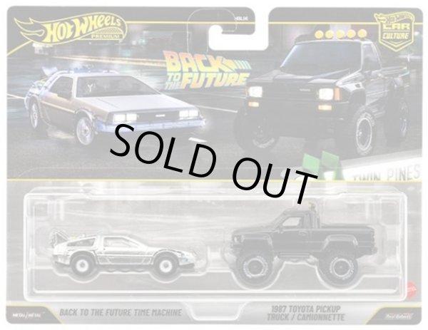 画像1: 【仮予約】PRE-ORDER - 2026 HW CAR CULTURE "PREMIUM 2PACK" 【バック・トゥ・ザ・フューチャー タイムマシン/1987 トヨタ ピックアップ トラック】ZAMAC/BLACK/RR (2026年5月末頃入荷予定）
