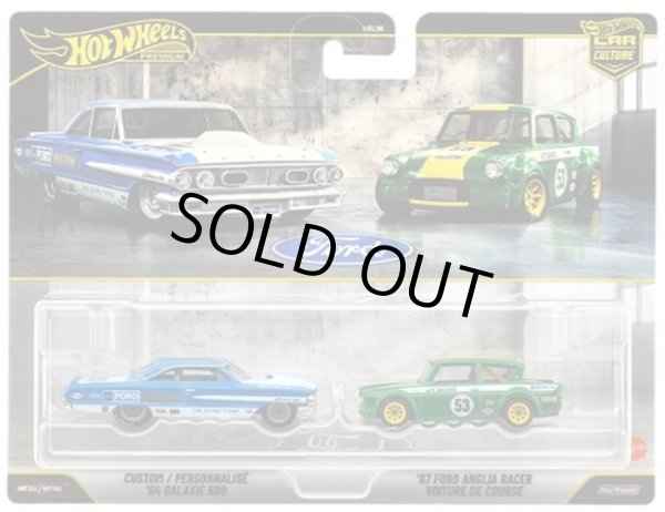 画像1: 【仮予約】PRE-ORDER - 2026 HW CAR CULTURE "PREMIUM 2PACK" 【カスタム '64 ギャラクシー 500/'67 フォード アングリア レーサー】BLUE/GREEN/RR (2026年5月末頃入荷予定）
