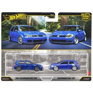 画像: 【仮予約】PRE-ORDER - 2026 HW CAR CULTURE "PREMIUM 2PACK" 【2004 フォルクスワーゲン ゴルフ R32/フォルクスワーゲン ゴルフ MK7】BLUE/RR (2026年5月末頃入荷予定）