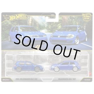 画像: 【仮予約】PRE-ORDER - 2026 HW CAR CULTURE "PREMIUM 2PACK" 【2004 フォルクスワーゲン ゴルフ R32/フォルクスワーゲン ゴルフ MK7】BLUE/RR (2026年5月末頃入荷予定）