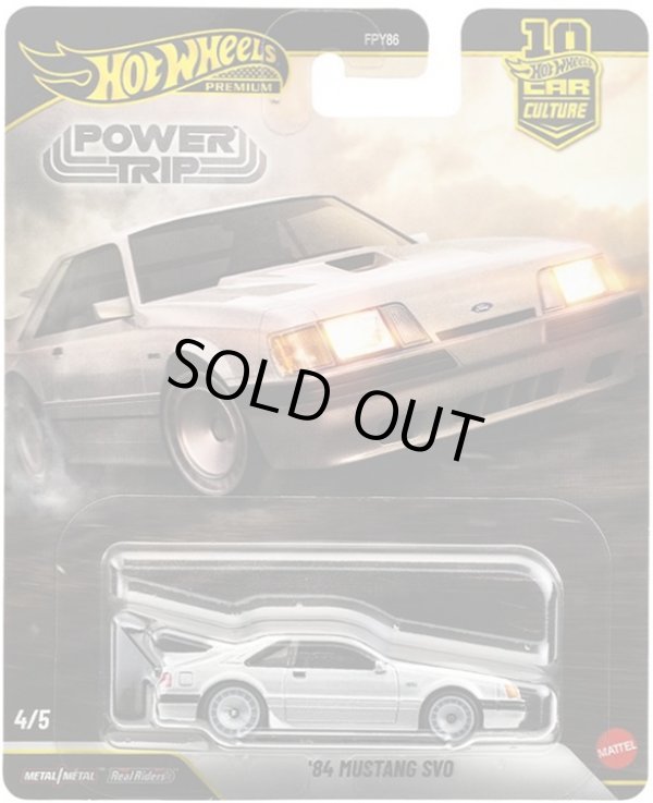 画像1: 2026 HW CAR CULTURE "パワートリップ " 【 '84マスタング SVO】SILVER/RR