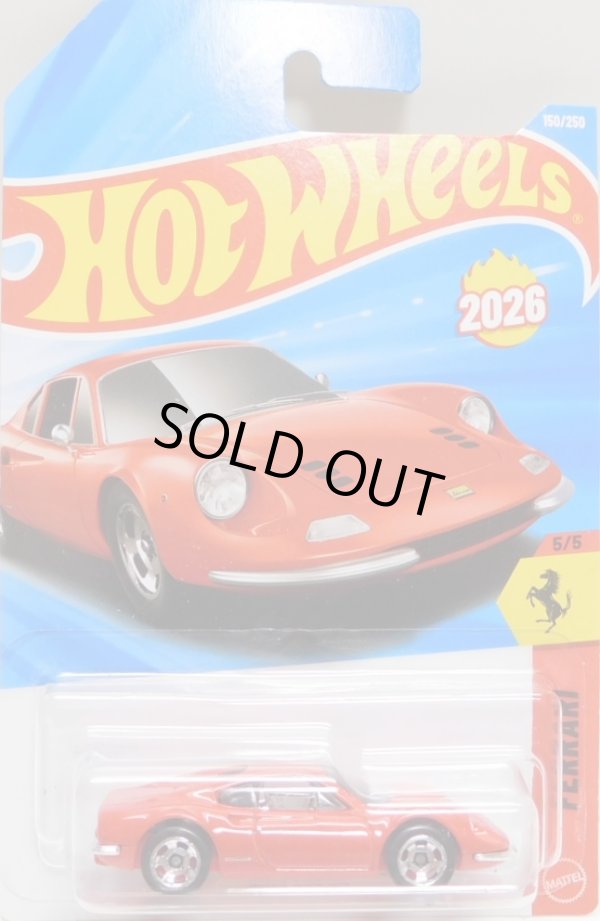 画像1: 【DINO 206 GT】RED (NEW CAST)(お一人様1点まで）