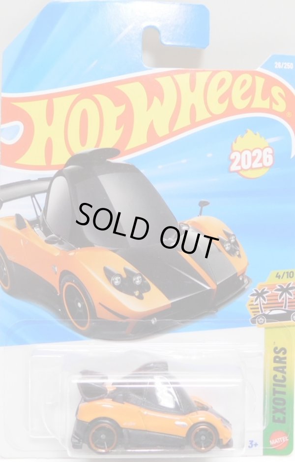 画像1: 【PAGANI ZONDA CINQUE (TOONED)】ORANGE-BLACK (NEW CAST)