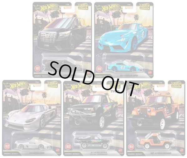 画像1: 【仮予約】PRE-ORDER - 2026 HW BOULEVARD 【Cアソート 5種セット】2015 トヨタ アルファード/2021 トヨタ GR スープラ/ダットサン キングキャブ バハ カスタム/ケーニグセグ CC850/1967 ジープスター コマンド(2026年6月下旬入荷予定）
