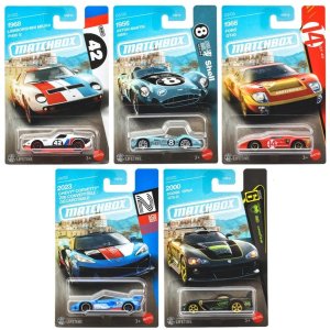 画像: 【仮予約】PRE-ORDER - 2026 MATCHBOX【テーマ アソート - スーパーカーズ 5種セット】1968 ランボルギーニ ミウラ P400 S/1956 アストンマーティン DBR1/1966 フォード GT40/2023 シェビー コルベット Z06 コンバーチブル/2000 ダッジ バイパー GTS-R(2026年6月下旬入荷予定）