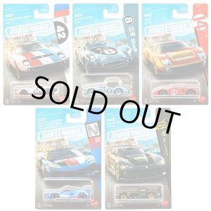 画像: 【仮予約】PRE-ORDER - 2026 MATCHBOX【テーマ アソート - スーパーカーズ 5種セット】1968 ランボルギーニ ミウラ P400 S/1956 アストンマーティン DBR1/1966 フォード GT40/2023 シェビー コルベット Z06 コンバーチブル/2000 ダッジ バイパー GTS-R(2026年6月下旬入荷予定）