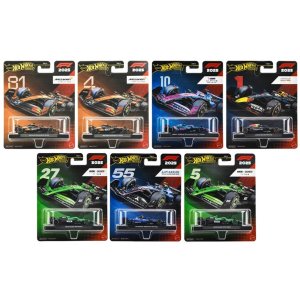 画像: 【仮予約】PRE-ORDER - 2025 HW FORMULA 1 【"FORMULA 1" レース Kアソートメント(8個入り)】マクラーレン フォーミュラ 1 チーム (#81), (#4)/BWT アルピーヌ フォーミュラ 1 チーム (#10)/オラクル レッドブル・レーシング (#1)/キック ザウバー F1チーム (#27)/アトラシアン ウィリアムズ レーシング (#55)/キック ザウバー F1チーム (#5)(2026年6月下旬入荷予定）