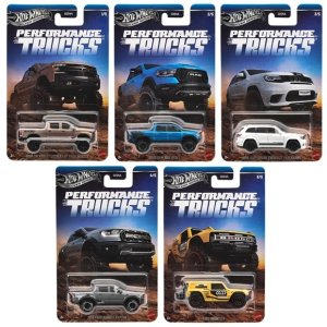 画像: 【仮予約】PRE-ORDER - 2026 HW オートモーティブ【パフォーマンス トラック 5種セット】2019 シボレー シルバラード トレイル ボス LT/2020 ラム 1500 レベル/2019 ジープ グランドチェロキー トラックホーク/2019 フォード レンジャー ラプター/フォード ブロンコ R(2026年7月上旬入荷予定）