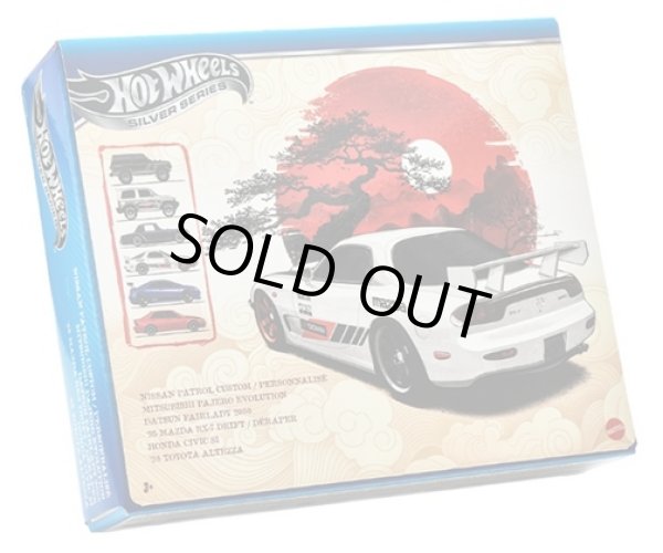 画像1: 【仮予約】PRE-ORDER - 2026【ストリート・オブ・ジャパン マルチパック】Nissan Patrol Custom/Mitsubishi Pajero Evolution/Datsun Fairlady 2000/'95 Mazda RX-7 Drift/Honda Civic Si/'98 Toyota Altezza(2026年7月上旬入荷予定）