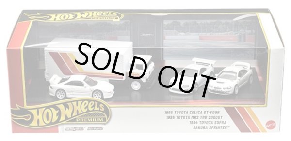 画像1: 【仮予約】PRE-ORDER - 2026 HW PREMIUM COLLECTOR SET 【トヨタ スポーツカー セット】1995 Toyota MR2 TRD 2000GT/1994 Toyota Supra/1995 Toyota Celica GT-Four/Sakura Sprinter(2026年7月上旬入荷予定）