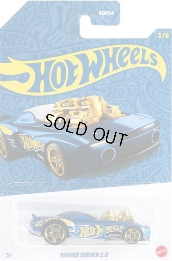 画像1: 【US版】2026 HW 58TH ANNIVERSARY PEARL & CHROME SERIES2【RODGER DODGER 2.0】BLUE-GOLD (予約不可)