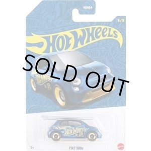 画像: 【US版】2026 HW 58TH ANNIVERSARY PEARL & CHROME SERIES2【FIAT 500e】BLUE-GOLD (予約不可)