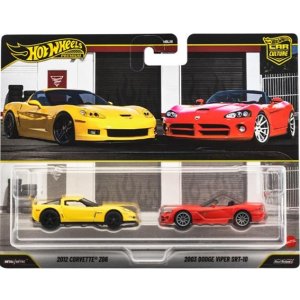画像: 【仮予約】PRE-ORDER - 2026 HW CAR CULTURE "PREMIUM 2PACK" 【2012 コルベット Z06/2003 ダッジバイパー SRT-10】YELLOW/RED/RR(2026年8月上旬入荷予定)