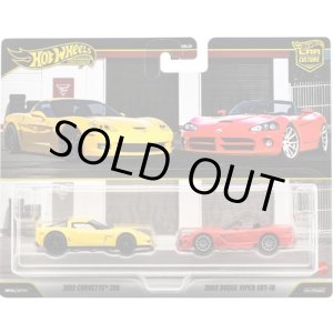 画像: 【仮予約】PRE-ORDER - 2026 HW CAR CULTURE "PREMIUM 2PACK" 【2012 コルベット Z06/2003 ダッジバイパー SRT-10】YELLOW/RED/RR(2026年8月上旬入荷予定)