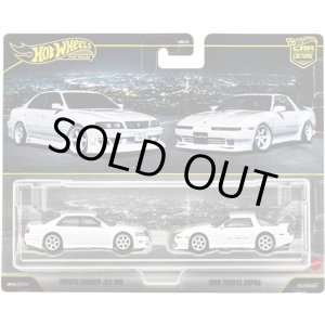 画像: 【仮予約】PRE-ORDER - 2026 HW CAR CULTURE "PREMIUM 2PACK" 【トヨタ チェイサー JZX 100/1989 トヨタ スープラ】WHITE/RR(2026年8月上旬入荷予定)