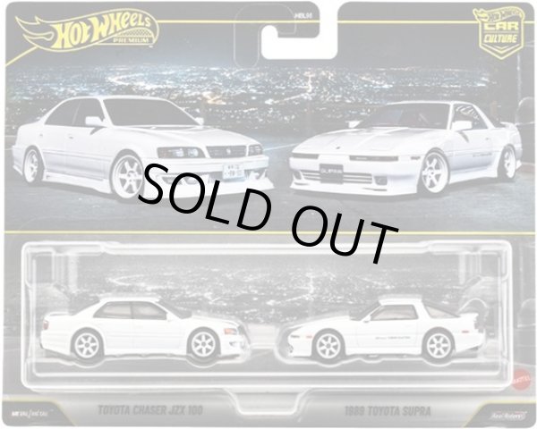 画像1: 【仮予約】PRE-ORDER - 2026 HW CAR CULTURE "PREMIUM 2PACK" 【トヨタ チェイサー JZX 100/1989 トヨタ スープラ】WHITE/RR(2026年8月上旬入荷予定）