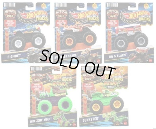 画像1: 【仮予約】PRE-ORDER - 2026 HW MONSTER TRUCKS! 【アタックパック Aアソート (5個入り）】(2026年8月上旬入荷予定）
