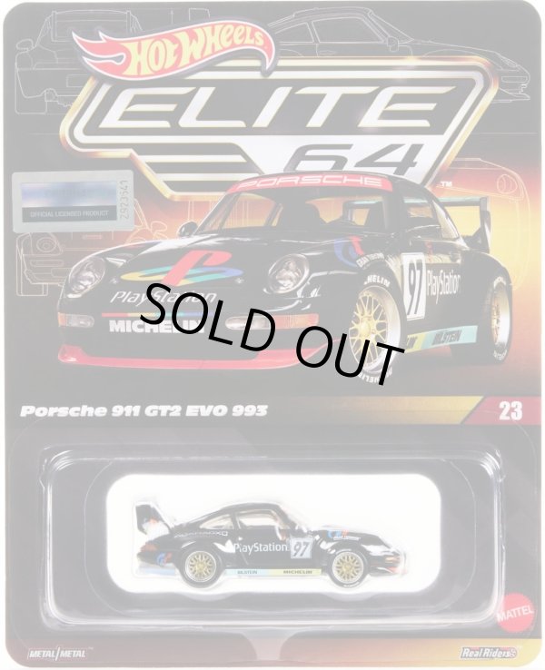 画像1: 2026 RLC EXCLUSIVE  "ELITE 64" 【PORSCHE 911 GT2 EVO 993 (PlayStation)】BLACK/RR
