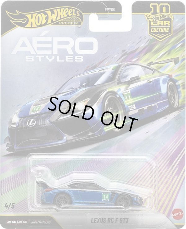 画像1: 【仮予約】PRE-ORDER - 2026 HW CAR CULTURE "エアロスタイルズ" 【レクサス RC F GT3】BLUE/RR(2026年10月中旬入荷予定）