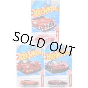 画像: 2026 TARGET EXCLUSIVE "RED EDITION" 【#4,#5,#6 3種セット('47 CHEVY FLEETLINE/PORSCHE 911 TURBO CABRIOLET/McLAREN W1)】RED (予約不可）