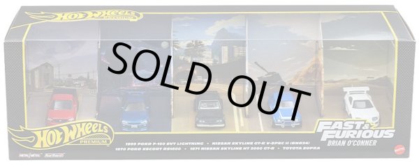 画像1: 【仮予約】PRE-ORDER - 2026 HW FAST & FURIOUS (ワイルド・スピード) 【ブライアン・オコナー】1999 Ford F-150 SVT Lightning/Nissan Skyline GT-R V·Spec II (BNR34)/1971 Nissan Skyline HT 2000 GT-R/1970 Ford Escort RS1600/Toyota Supra(2026年10月下旬入荷予定）（お取り置き不可）