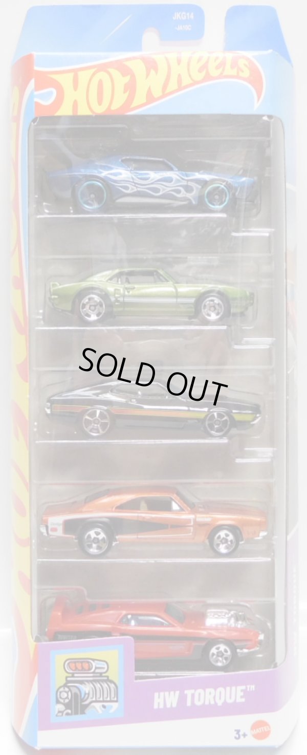 画像1: 【US版】2026 5PACK 【HW TORQUE】Muscle Bound/Custom '67 Pontiac Firebird/'72 Ford Gran Torino Sport/'69 Dodge Charger 500/Rivited（予約不可）