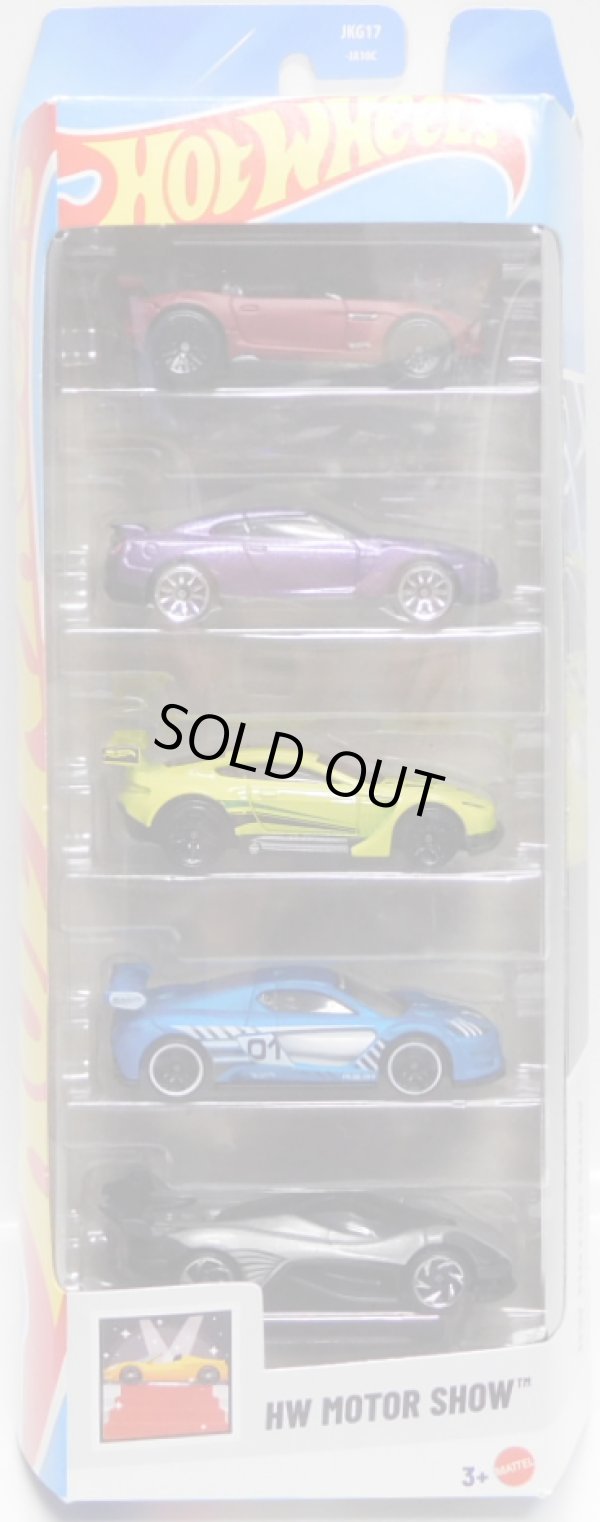 画像1: 【US版】2026 5PACK 【HW MOTOR SHOW】'15 Jaguar F-Type Project 7/2009 Nissan GT-R/Aston Martin Vantage GT3/Renault Sport R.S. 01/Celero GT（予約不可）