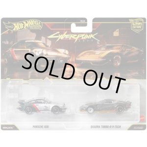画像: 【仮予約】PRE-ORDER - 2026 HW CAR CULTURE "PREMIUM 2PACK" 【"CYBER PUNK 2077" ポルシェ 930 / クアドラ ターボ-R V-テック】SILVER/BLACK/RR(2026年10月末頃入荷予定)
