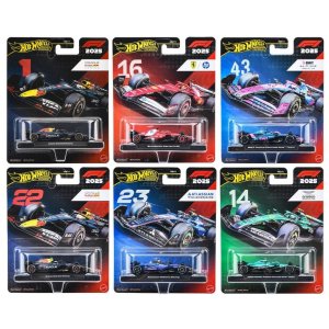 画像: 【仮予約】PRE-ORDER - 2025 HW FORMULA 1 【"FORMULA 1" レース Mアソートメント(8個入り)】オラクル レッドブル・レーシング (#1)/スクーデリア・フェラーリ HP (#16)/BWT アルピーヌ フォーミュラ 1 チーム (#43)/オラクル レッドブル・レーシング (#22)/アトラシアン ウィリアムズ レーシング (#23)/アストンマーティン アラムコ フォーミュラ 1 チーム (#14)(2026年10月末頃入荷予定)