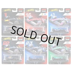 画像: 【仮予約】PRE-ORDER - 2025 HW FORMULA 1 【"FORMULA 1" レース Mアソートメント(8個入り)】オラクル レッドブル・レーシング (#1)/スクーデリア・フェラーリ HP (#16)/BWT アルピーヌ フォーミュラ 1 チーム (#43)/オラクル レッドブル・レーシング (#22)/アトラシアン ウィリアムズ レーシング (#23)/アストンマーティン アラムコ フォーミュラ 1 チーム (#14)(2026年10月末頃入荷予定）