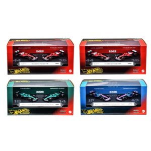 画像: 【仮予約】PRE-ORDER - 2025 HW FORMULA 1 【"FORMULA 1" プレミアム レース 2パック Cアソート(4個入り)】BWT アルピーヌ フォーミュラ 1 チーム/スクーデリア・フェラーリ HP/アストンマーティン アラムコ フォーミュラ 1 チーム(2026年10月末頃入荷予定)