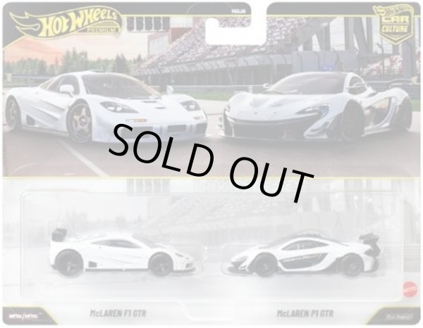 画像1: 【仮予約】PRE-ORDER - 2026 HW CAR CULTURE "PREMIUM 2PACK" 【マクラーレン F1 GTR / マクラーレン P1 GTR】WHITE/RR(2026年10月末頃入荷予定）