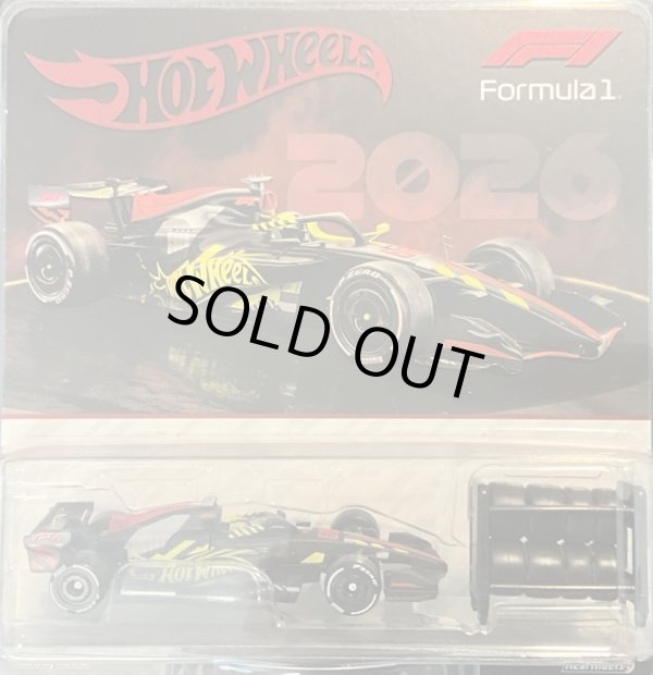 画像1: 2026 RLC EXCLUSIVE 【Hot Wheels FORMULA 1 2026 Concept Car(タイヤセット付属)】BLACK-YELLOW/RR