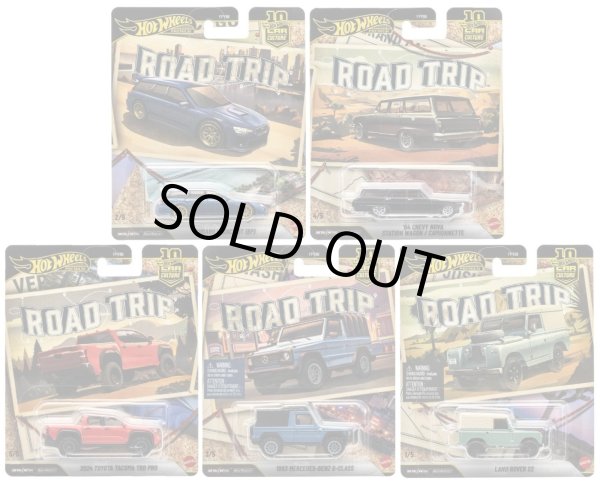 画像1: 【仮予約】PRE-ORDER - 2026 HW CAR CULTURE 【ロードトリップ - 5種セット】スバル レガシィ GT (BP)/'64 シェビー ノヴァ ステーション ワゴン/2024 トヨタ タコマ TRD プロ/1993 メルセデス・ベンツ G-クラス/ランドローバー S2 (2026年11月中旬入荷予定）