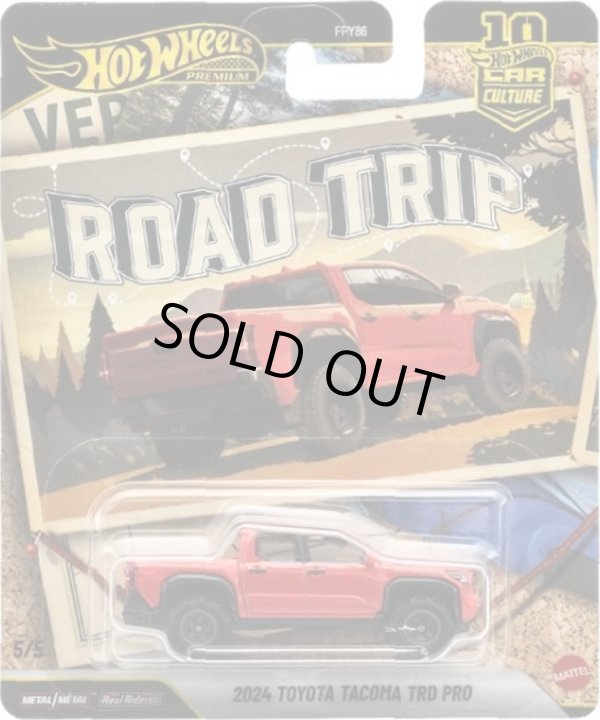 画像1: 【仮予約】PRE-ORDER - 2026 HW CAR CULTURE "ロードトリップ" 【2024 トヨタ タコマ TRD プロ】RED/RR(2026年11月中旬入荷予定）