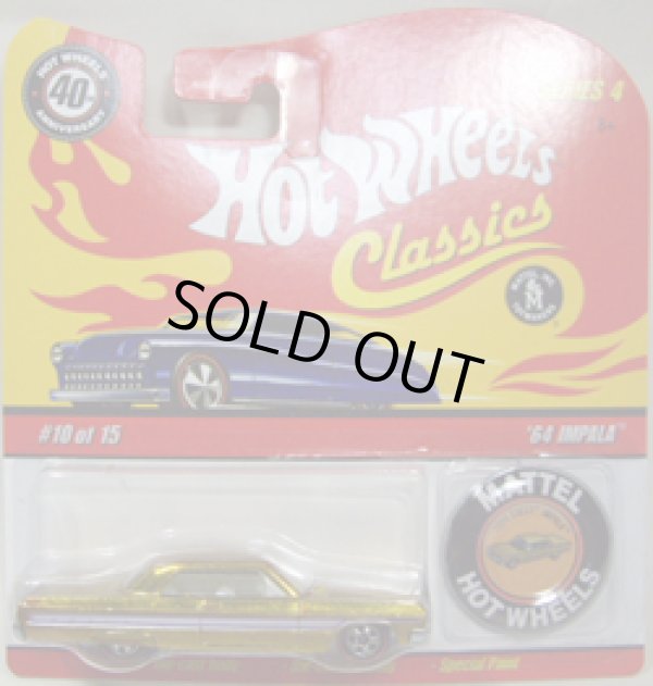 画像1: 2008 CLASSICS SERIES 4 PLUS 【'64 IMPALA】　SPEC.GOLD/RL