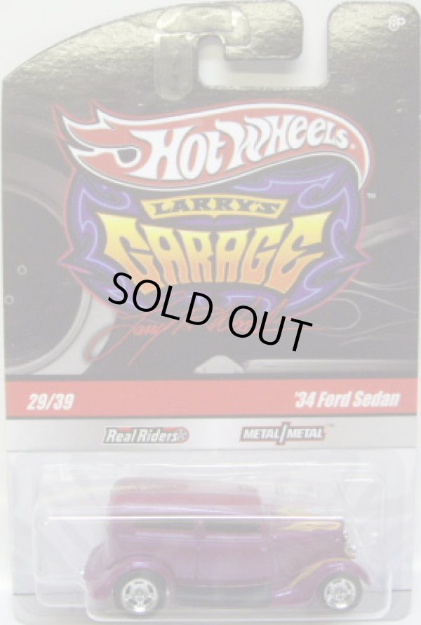 画像1: LARRY'S GARAGE CHASE 【'34 FORD SEDAN】　MET.PURPLE/RR  (サイン付き）